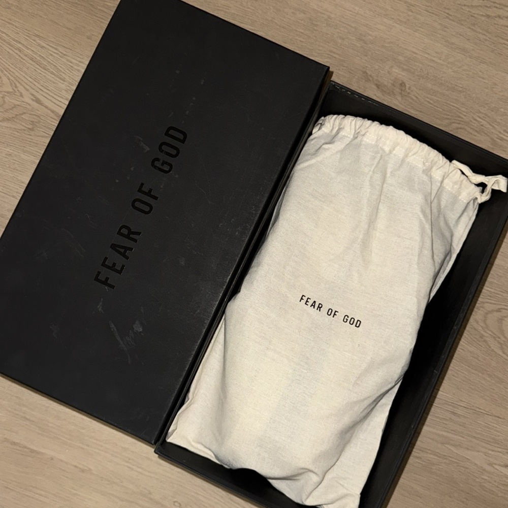 Fear of God (Corda) Beige Canvas shoe. Size 41.